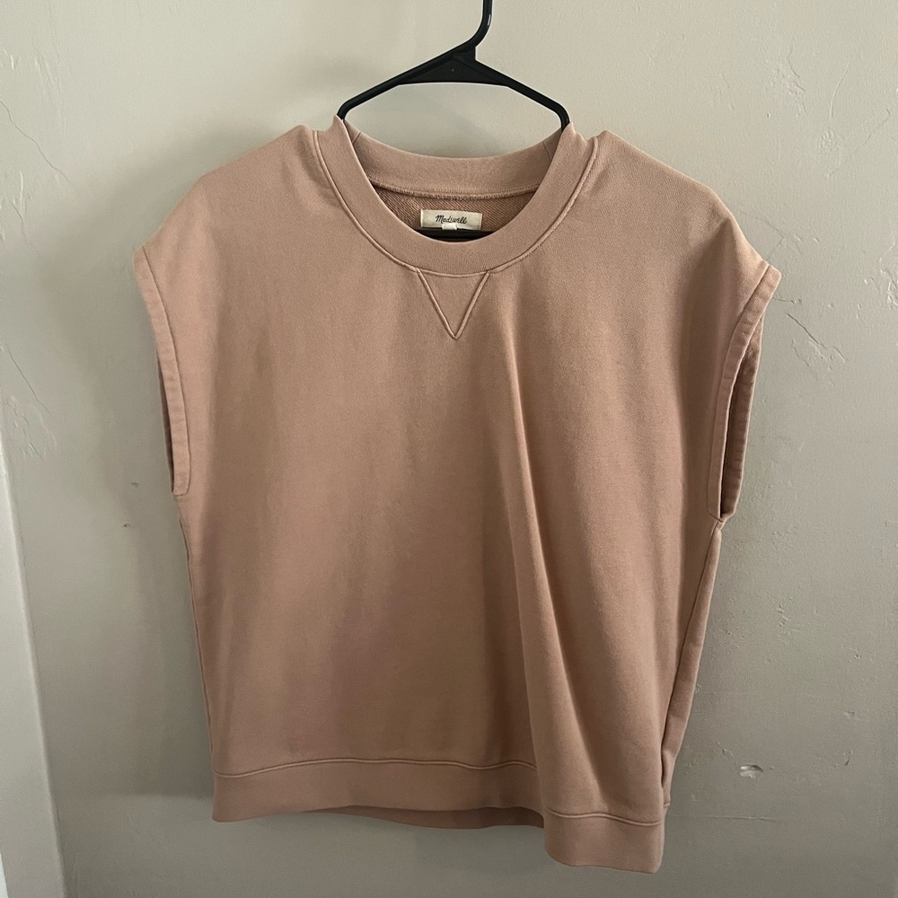 Madewell Tan Sleeveless Top